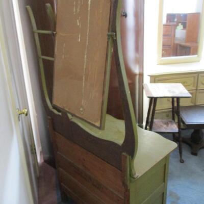 Painted Antique Washstand