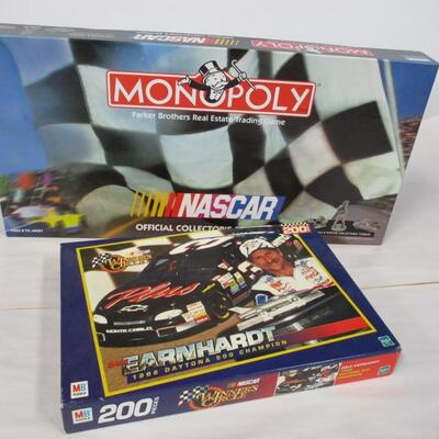 NASCAR Monopoly & Earnhardt Puzzle