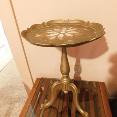 Vintage Italian Made Composite Accent Table