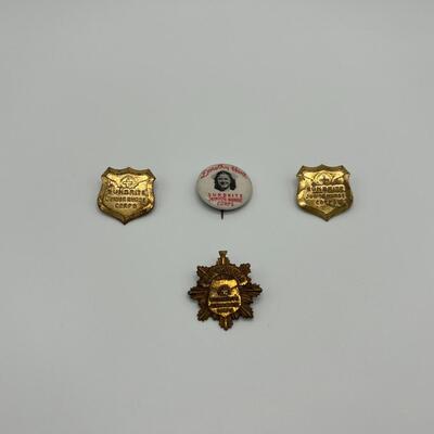 Lot of 1930s Sunbrite Junior Nurse Corps Badges Button and Pin