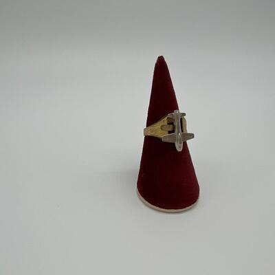 Rare 1940s Antique Superman Airplane Spring Loaded PEP Cereal Prize Ring