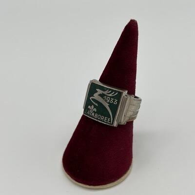1933 Antique Boy Scout World Jamboree Ring