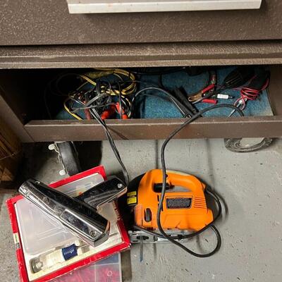 Lot of Quality Stacking and Rolling Kennedy Tool Cabinet Full of Tools