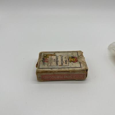 Antique Lot of 1906 Buster Brown Playing Cards and Vintage Lunar Command Phones