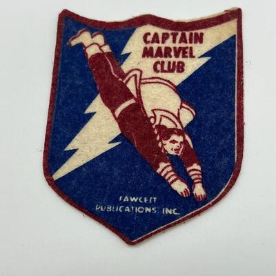 Antique 1940s Captain Marvel Collectibles Ephemera and Pins