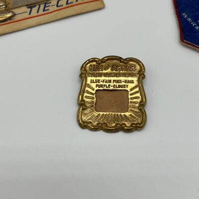 Antique 1940s Captain Marvel Collectibles Ephemera and Pins