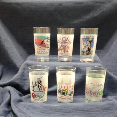 Kentucky Derby Glasses Set 1