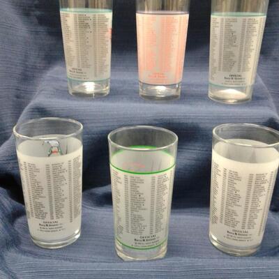 Kentucky Derby Glasses Set 1