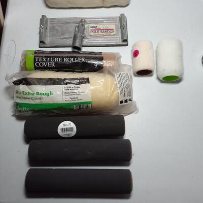Lot of 9 paint rollers