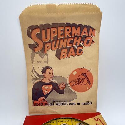 Lot of 1940s Superman Collectibles Toys and Ephemera