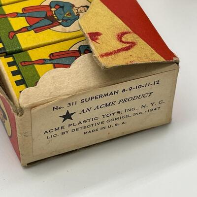 Lot of 1940s Superman Collectibles Toys and Ephemera