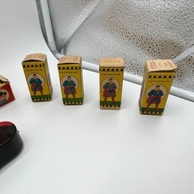Lot of 1940s Superman Collectibles Toys and Ephemera