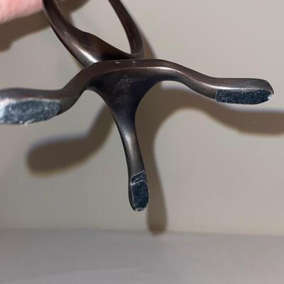 Pair of Candlestick Holders with Red Candlesticks (LR-SW)