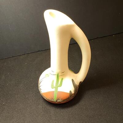 Pottery pitcher