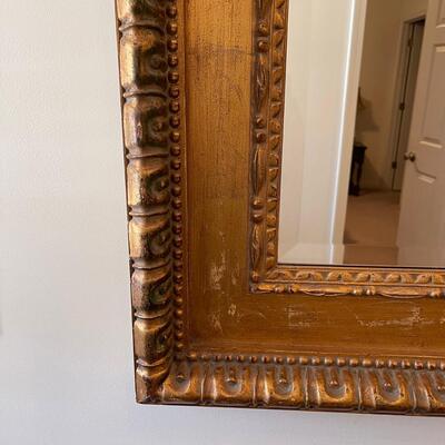 Ornate Gold Colored Mirror (H-SW)