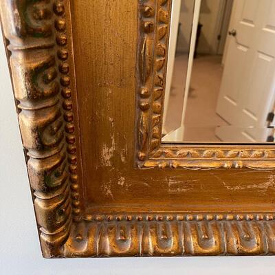 Ornate Gold Colored Mirror (H-SW)