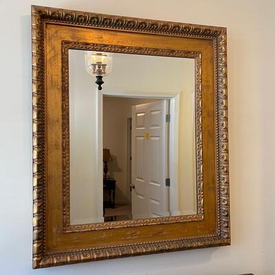 Ornate Gold Colored Mirror (H-SW)