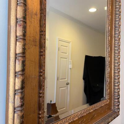 Ornate Gold Colored Mirror (H-SW)
