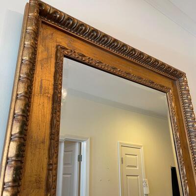 Ornate Gold Colored Mirror (H-SW)