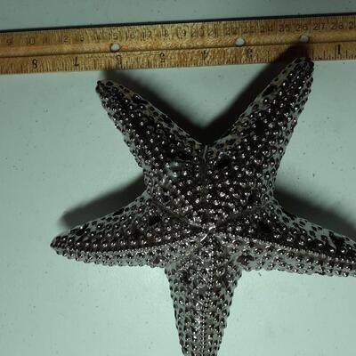 7in metal starfish air freshener