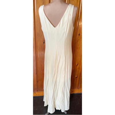 PALE YELLOW SUMMER MAXI DRESS - SIZE 12