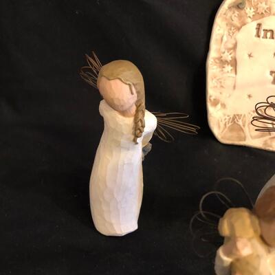 Willow Tree Angels and Hand Crafted in N.C Prayer Plaque (GB-SW)
