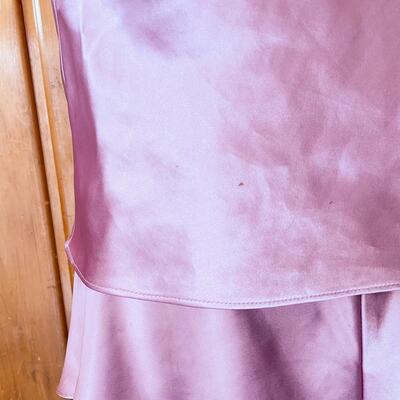 PINK SATIN CAMI SLEEP SET