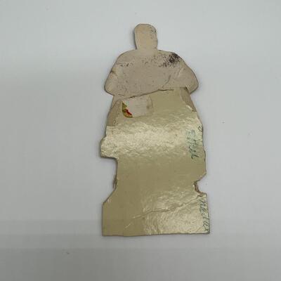 Rare circa 1940 Superman KECA Radio Cut Out Paper Sticker