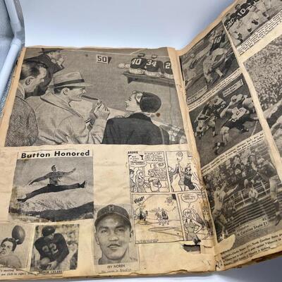 Rare 1940s Superman Scrapbook with Vintage News and Photo Clippings Ephemera