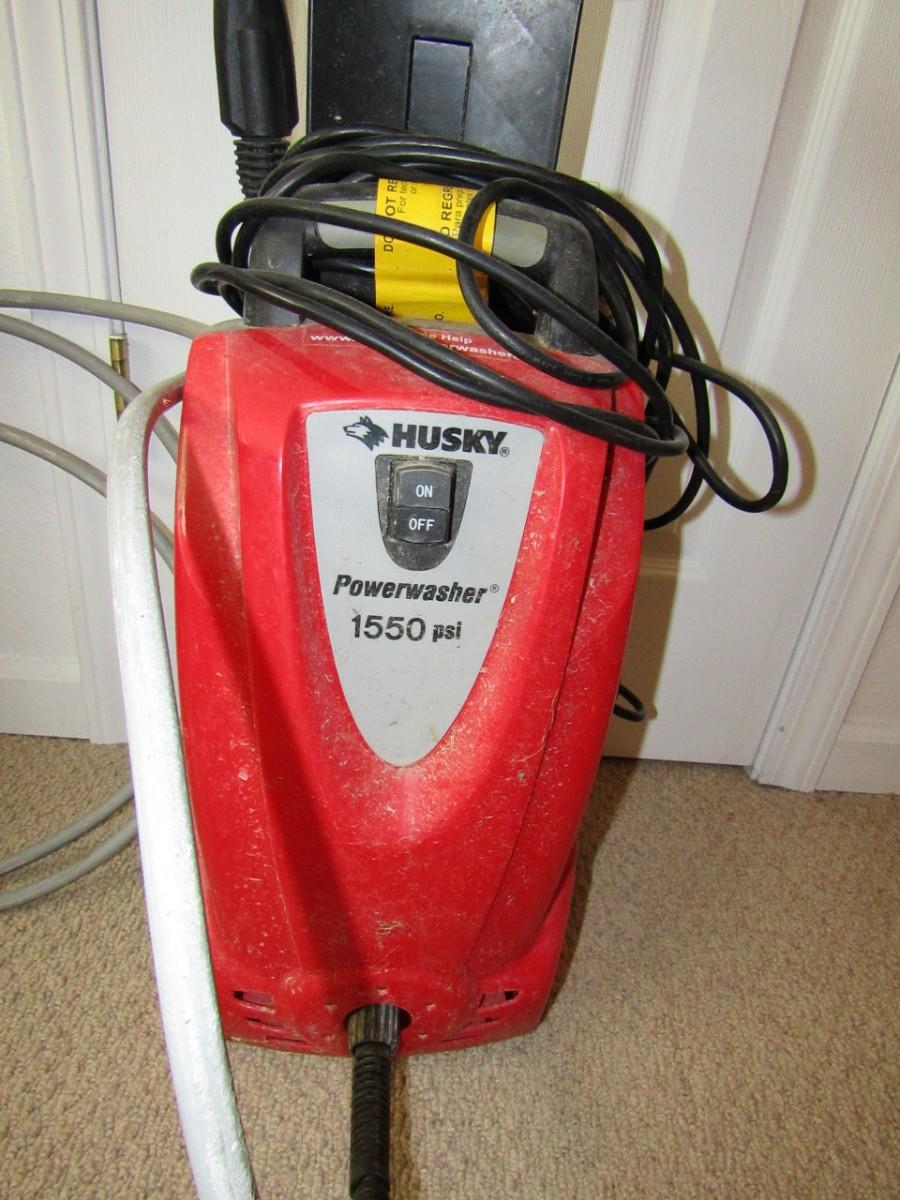 LOT 97, HUSKY POWERWASHER 1550 PSI