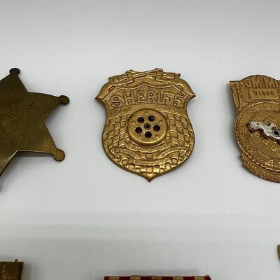 Lot of 21 Tom Mix Rings Badges Pins and Pendants from 1940s and 1950s