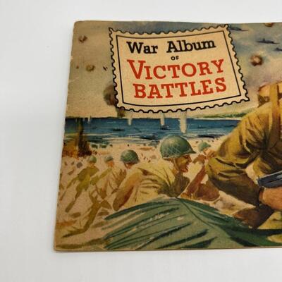 1945 War Album of Victory Battles with Full Stamp Collection