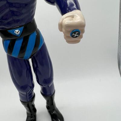 Vintage The Phantom Action Figure and Cut Out Paper Portrait