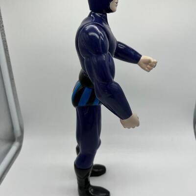 Vintage The Phantom Action Figure and Cut Out Paper Portrait
