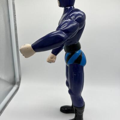 Vintage The Phantom Action Figure and Cut Out Paper Portrait