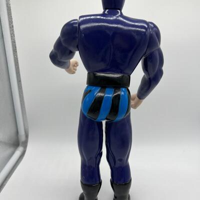 Vintage The Phantom Action Figure and Cut Out Paper Portrait
