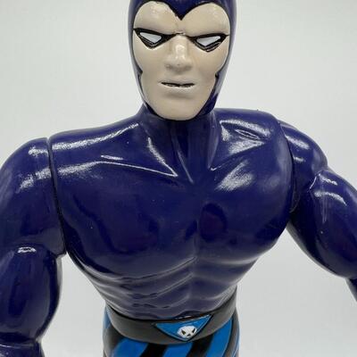 Vintage The Phantom Action Figure and Cut Out Paper Portrait