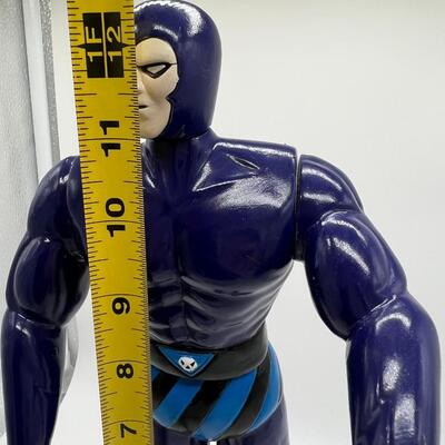 Vintage The Phantom Action Figure and Cut Out Paper Portrait