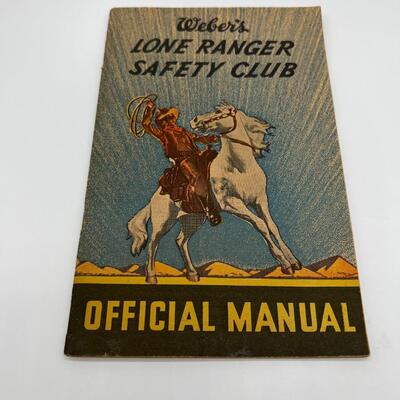 1939 Weber's Lone Ranger Safety Club Official Manual