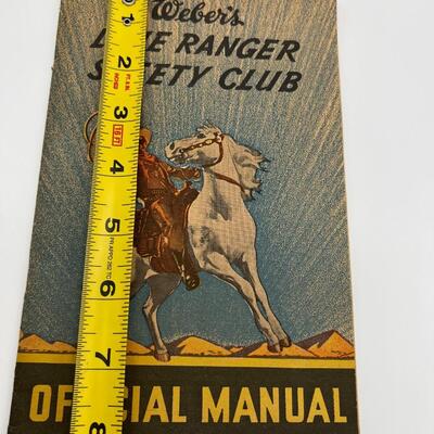 1939 Weber's Lone Ranger Safety Club Official Manual