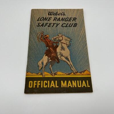 1939 Weber's Lone Ranger Safety Club Official Manual