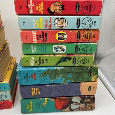 Lot of 15 Vintage A Big Little Book and The Better Little Book and More Childrens Books