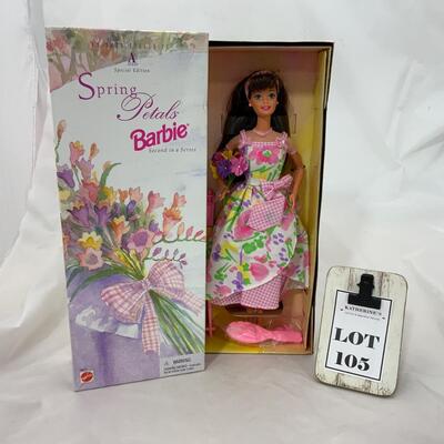 -105- Spring Petals Barbie (1996) | Avon