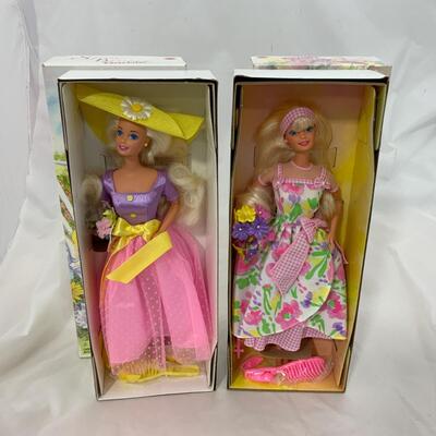 -106- Spring Petals Barbie (1996) | Spring Blossom Barbie (1995) | Avon