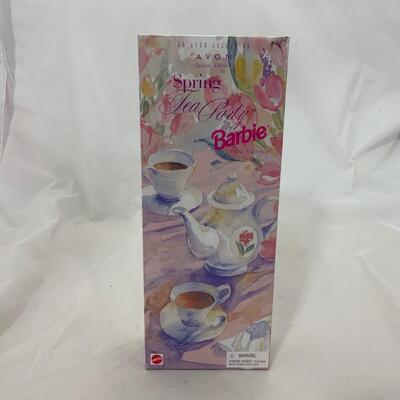 -108- Spring Tea Party Barbie (1997) | Spring Blossom Barbie (1995) | Avon