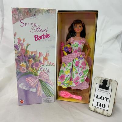 -110- Spring Petals Barbie (1996) | Avon
