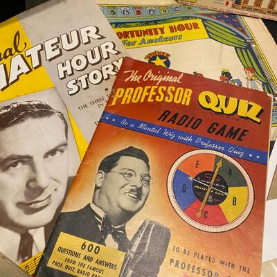 Awesome Lot of Vintage Antique Radio Broadcasting Entertainment Ephemera