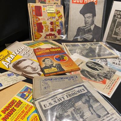 Awesome Lot of Vintage Antique Radio Broadcasting Entertainment Ephemera