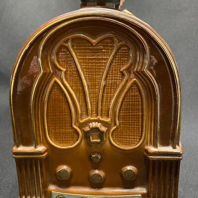 Lot of 2 Vintage Radio Items - 1940's Arvin Radio and Jim Beam Radio Broadcasting Decanter