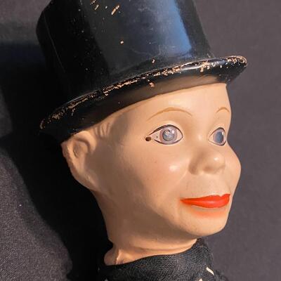 Antique Edgar Bergen's Genuine Charlie McCarthy Inc Made in USA by Ideal Hand Puppet